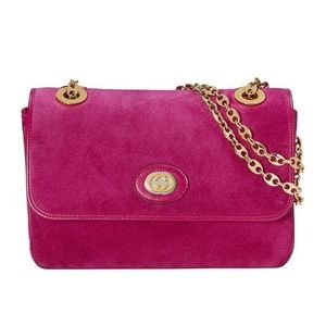 Gucci Marina Bag Pink Suede